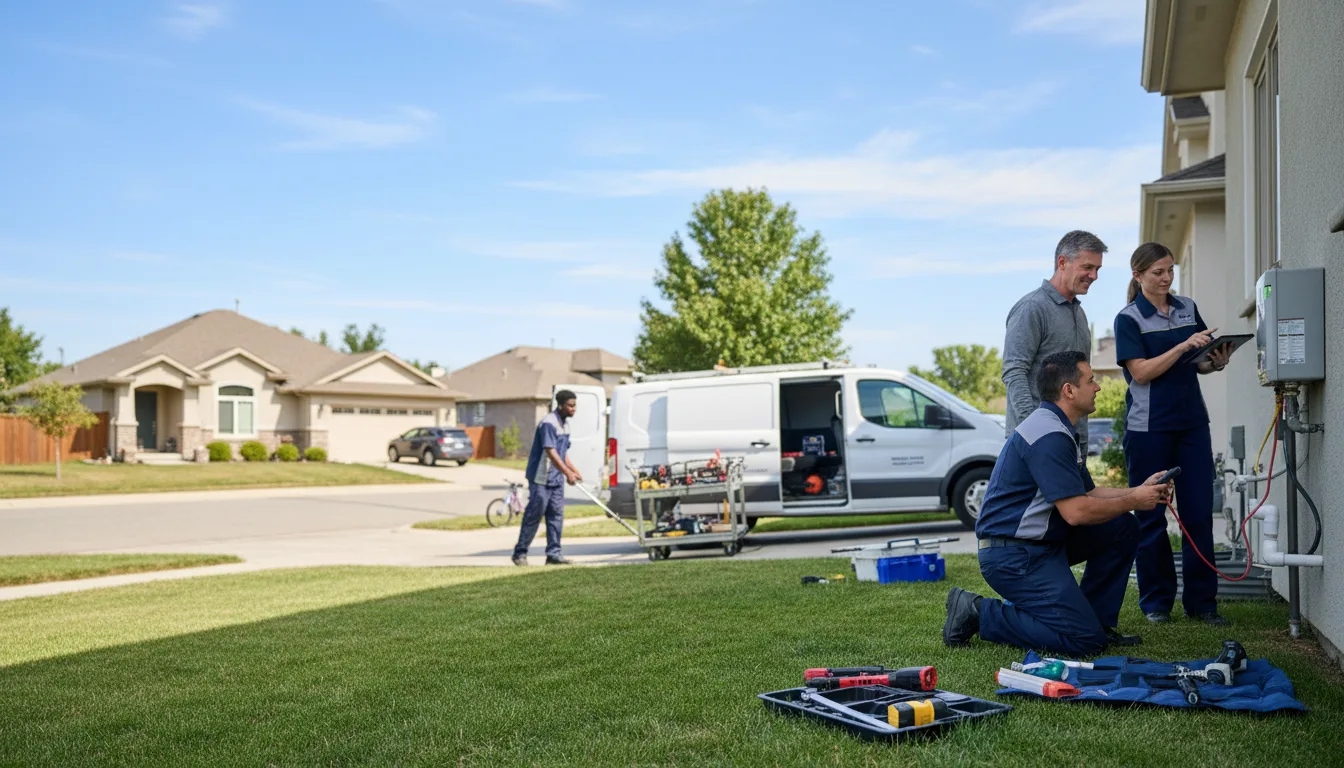 Tankless water heater service in Clawson, UT